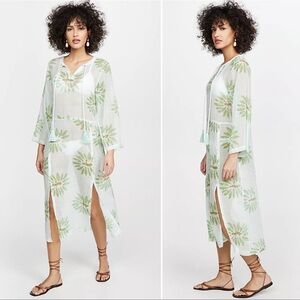 Roller Rabbit Sleepy Leopard Lotella Kurta Tunic Dress Swim Cover Up Sma…